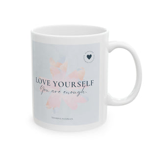 Embrace Self-Love with Our Premium Ceramic Coffee Mug - BPA & Lead-Free, Perfect for Tea, Coffee & Cocoa Lovers
