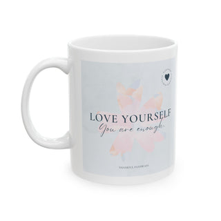 Embrace Self-Love with Our Premium Ceramic Coffee Mug - BPA & Lead-Free, Perfect for Tea, Coffee & Cocoa Lovers