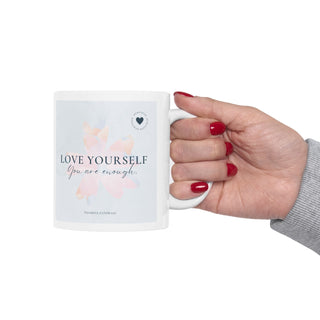 Embrace Self-Love with Our Premium Ceramic Coffee Mug - BPA & Lead-Free, Perfect for Tea, Coffee & Cocoa Lovers