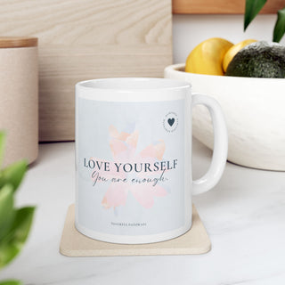 Embrace Self-Love with Our Premium Ceramic Coffee Mug - BPA & Lead-Free, Perfect for Tea, Coffee & Cocoa Lovers