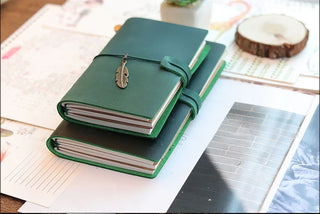 100% Genuine Leather Journal Refillable Travel Notebook Retro DIY Handmade Diary Sketchbook School Office Gift Customized