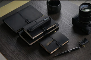 100% Genuine Leather Journal Refillable Travel Notebook Retro DIY Handmade Diary Sketchbook School Office Gift Customized