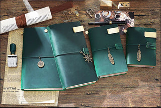100% Genuine Leather Journal Refillable Travel Notebook Retro DIY Handmade Diary Sketchbook School Office Gift Customized