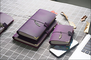 100% Genuine Leather Journal Refillable Travel Notebook Retro DIY Handmade Diary Sketchbook School Office Gift Customized