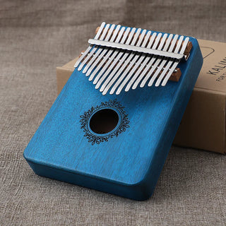 21 Key Mahogany Kalimba 17 key Thumb Piano Portable Finger Piano for Beginner Mbira Gifts for Adults/Kids