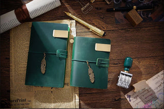 100% Genuine Leather Journal Refillable Travel Notebook Retro DIY Handmade Diary Sketchbook School Office Gift Customized