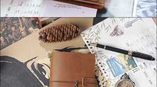 100% Genuine Leather Journal Refillable Travel Notebook Retro DIY Handmade Diary Sketchbook School Office Gift Customized