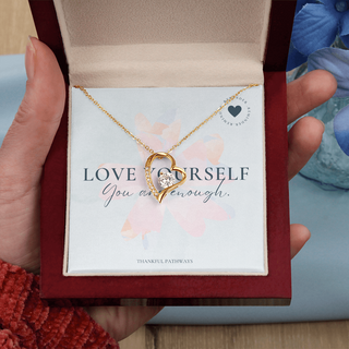 Forever Love Necklace 14k 18k Gold