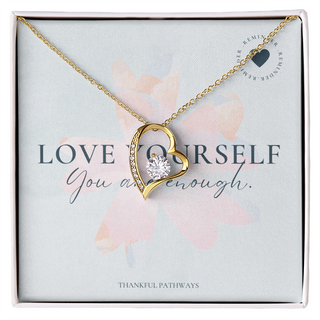 Forever Love Necklace 14k 18k Gold